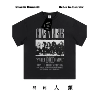 Official Guns N Roses Paradise City Label T-Shirt – Black, Men's Size S, Band Logo Tee 5 thumbnail image