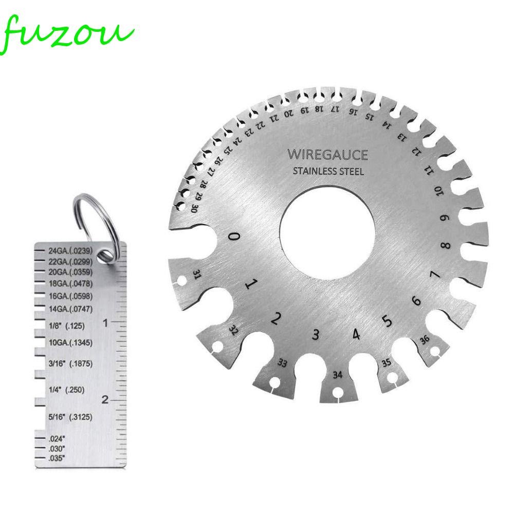 FUZOU Wire Gauge AWG SWG Round Thickness Measuring Gauge Soldering ...
