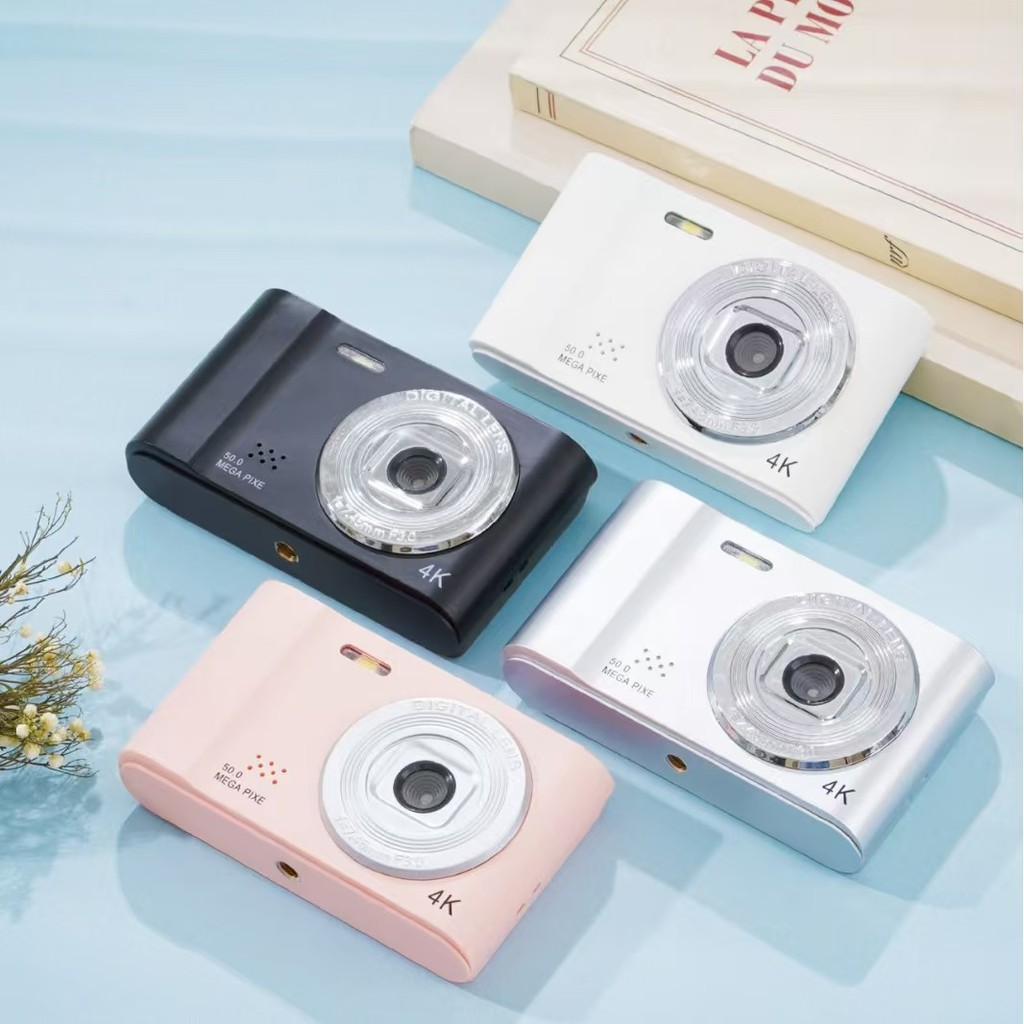 4K Digital Camera Mini Retro Travel Selfie Camara 50 Megapixels HD ...