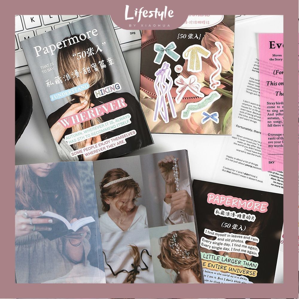 Journal Sticker Book 20 Sheet Life Travel Coffee Daily Cute DIY Deco ...