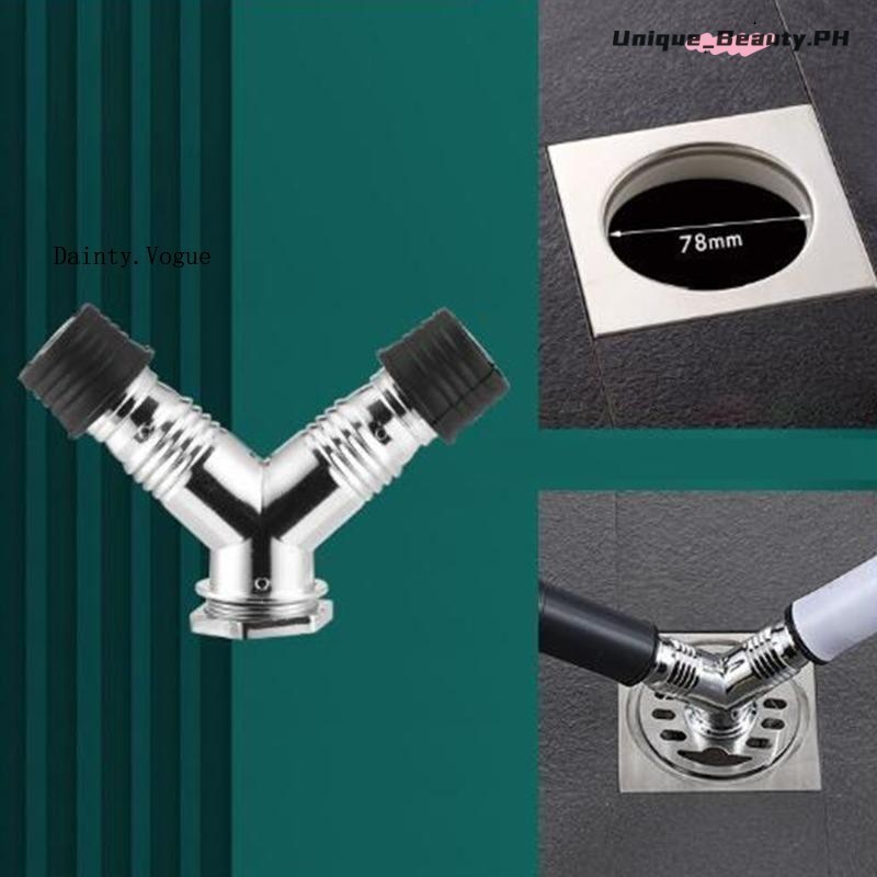 Washing Machine Drain Pipe Interface Floor Drain Tee Joint Y ...