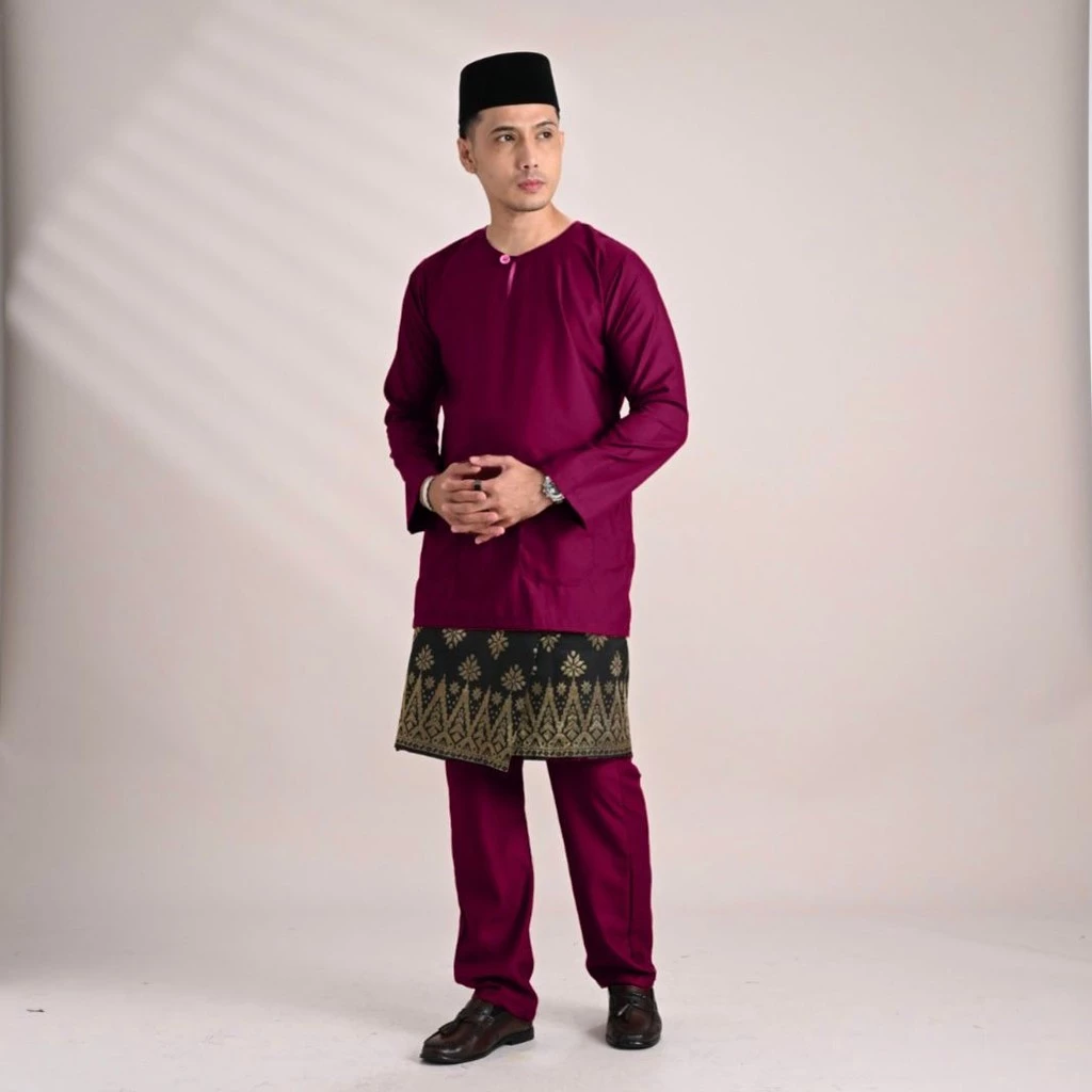 BAJU MELAYU WARISAN TELUK BELANGA (NO SAMPIN)