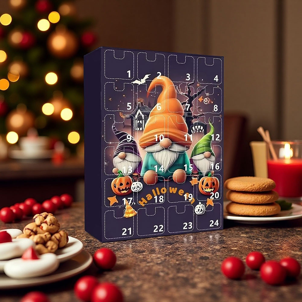 For Halloween Advents Calendar 2025 Elf Doll 24 Days Advents Calendar ...