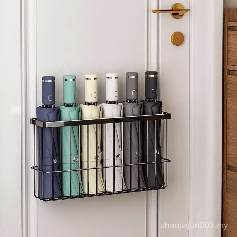 Household Umbrella Rack Wall-Mounted Storage Cabinet Rack Behind Door ...