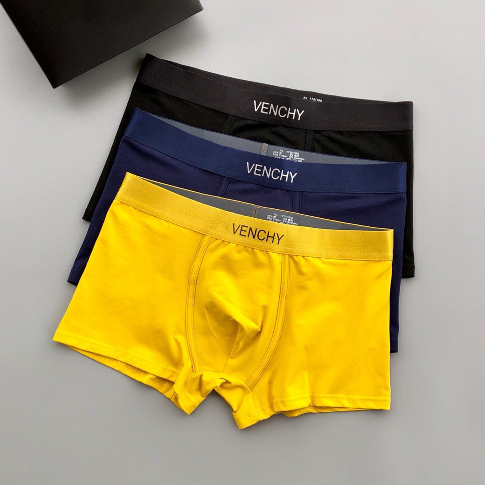 GIVENCHY1946 [Three Packs] Men's Underwear Breathable Mid-Waist Cotton ...
