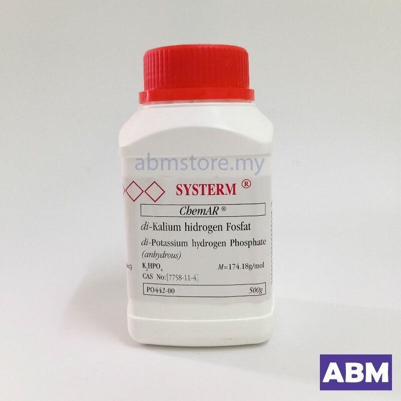 di-Potassium Hydrogen Phosphate Anhydrous AR, Systerm (500g) / di ...
