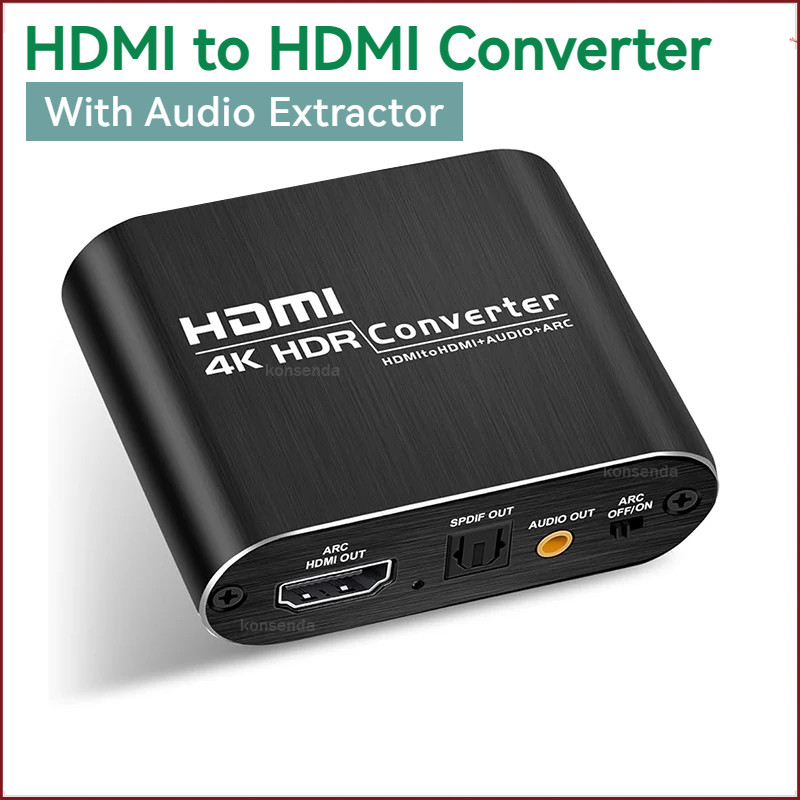 Audio Extractor Hdmi To Rca Audio Adapter Optical Audio Cable To