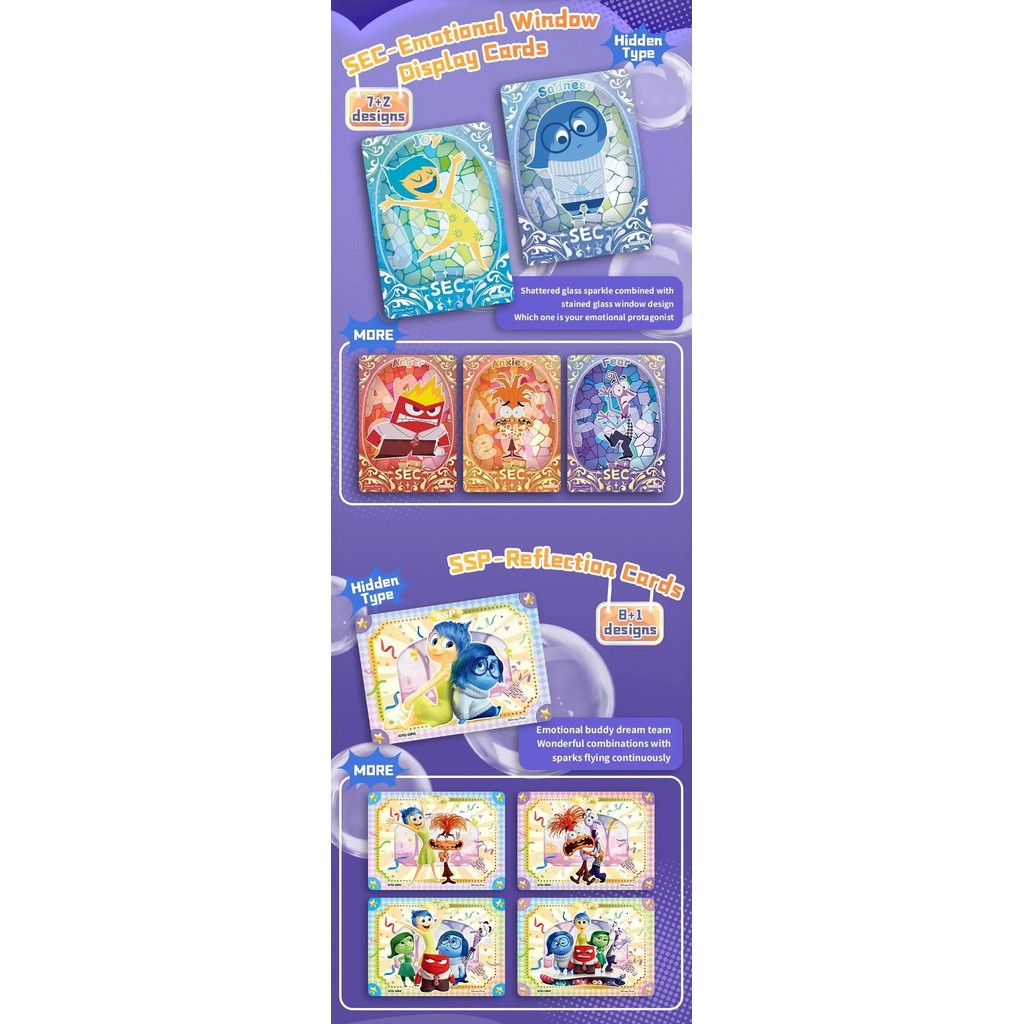 Inside Out 2 Blind Box Cards Booster Box Anime Tcg Ccg Collectable Gift ...