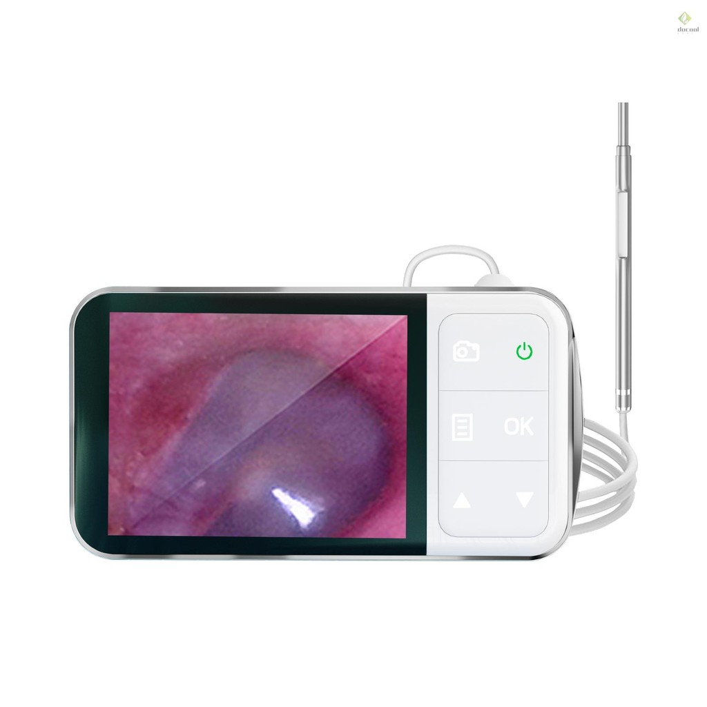 4.5 Inch LCD Digital Otoscope Endoscope 3.9mm 1080P Ear Scope Camera ...