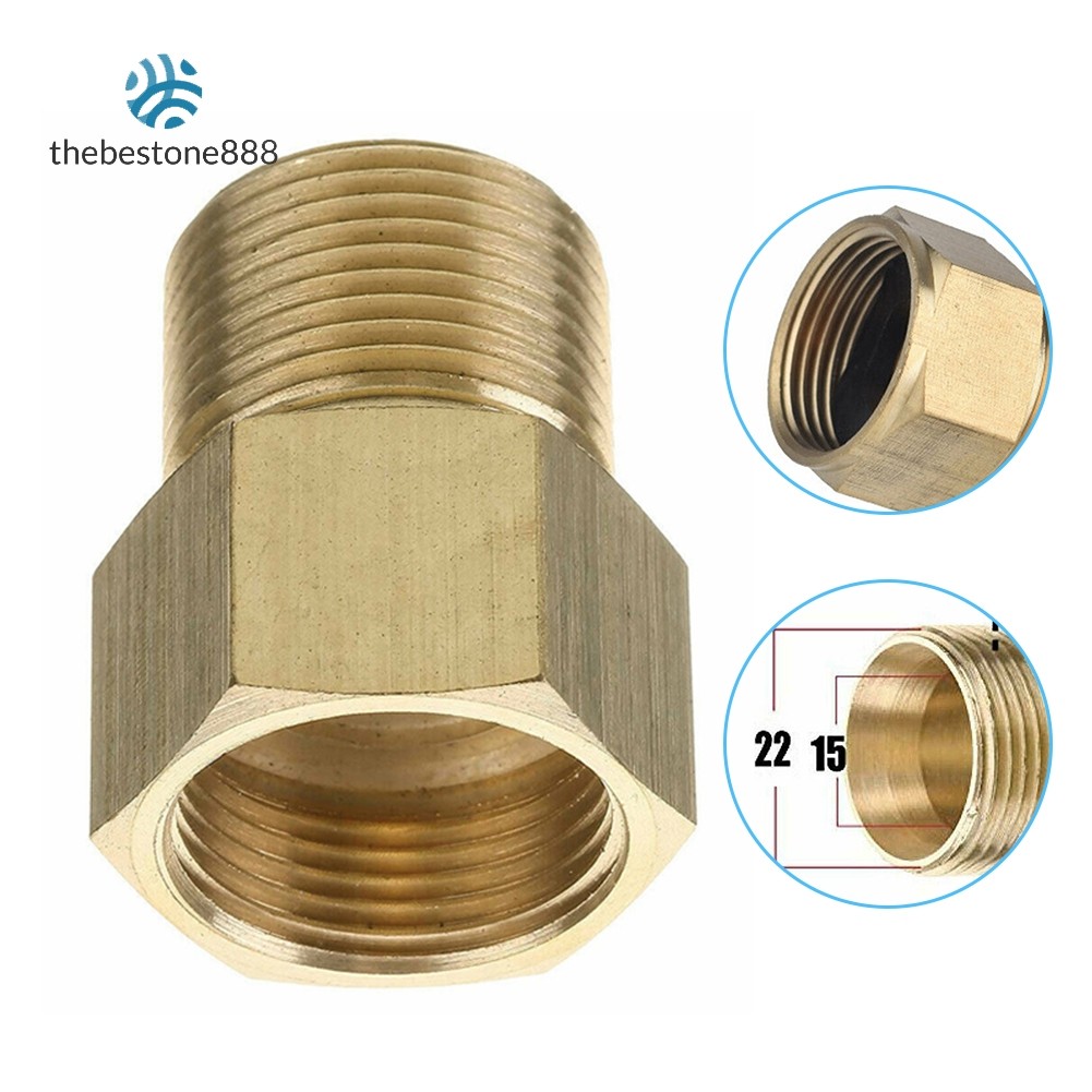 THEBEST! M22 15mm Male Thread To M22 14mm Female Metric Adapter ...