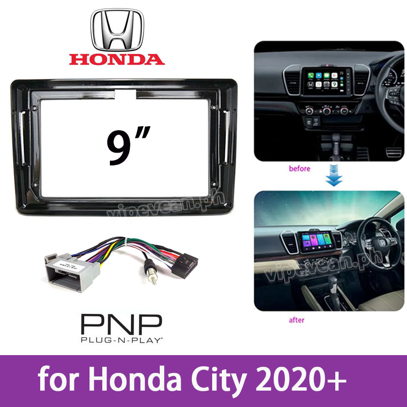 2din 9inch Android Player Casing for Honda City 2020-2024 with Socket ...