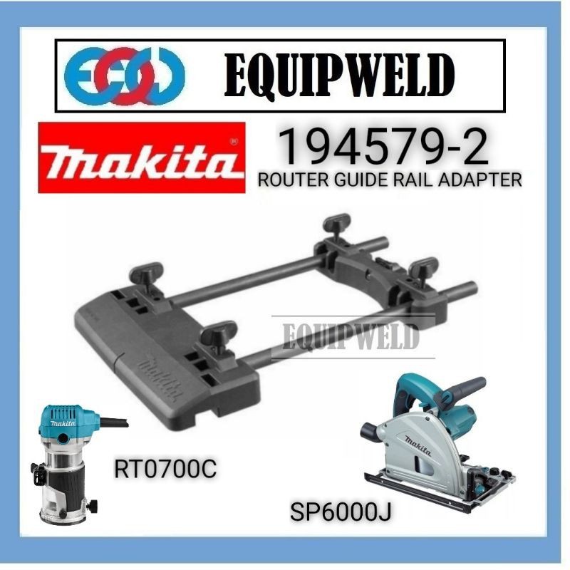 SPARE PART - MAKITA 194579-2 ROUTER GUIDE RAIL ADAPTER FOR SP6000J ...