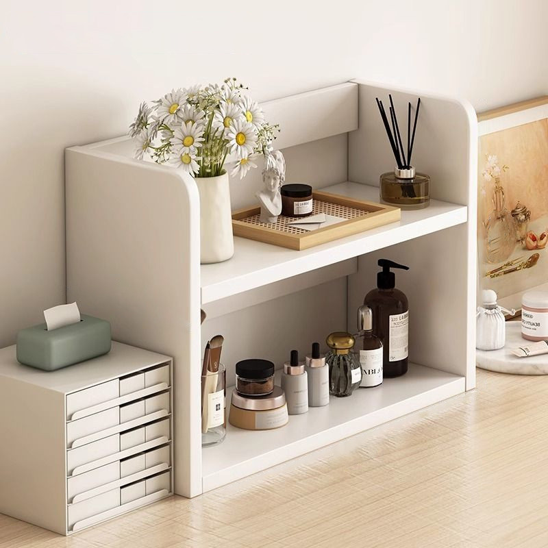 Wooden Storage Rack Simple Desktop 2/3 Layer Desktop Storage Rack Rak ...
