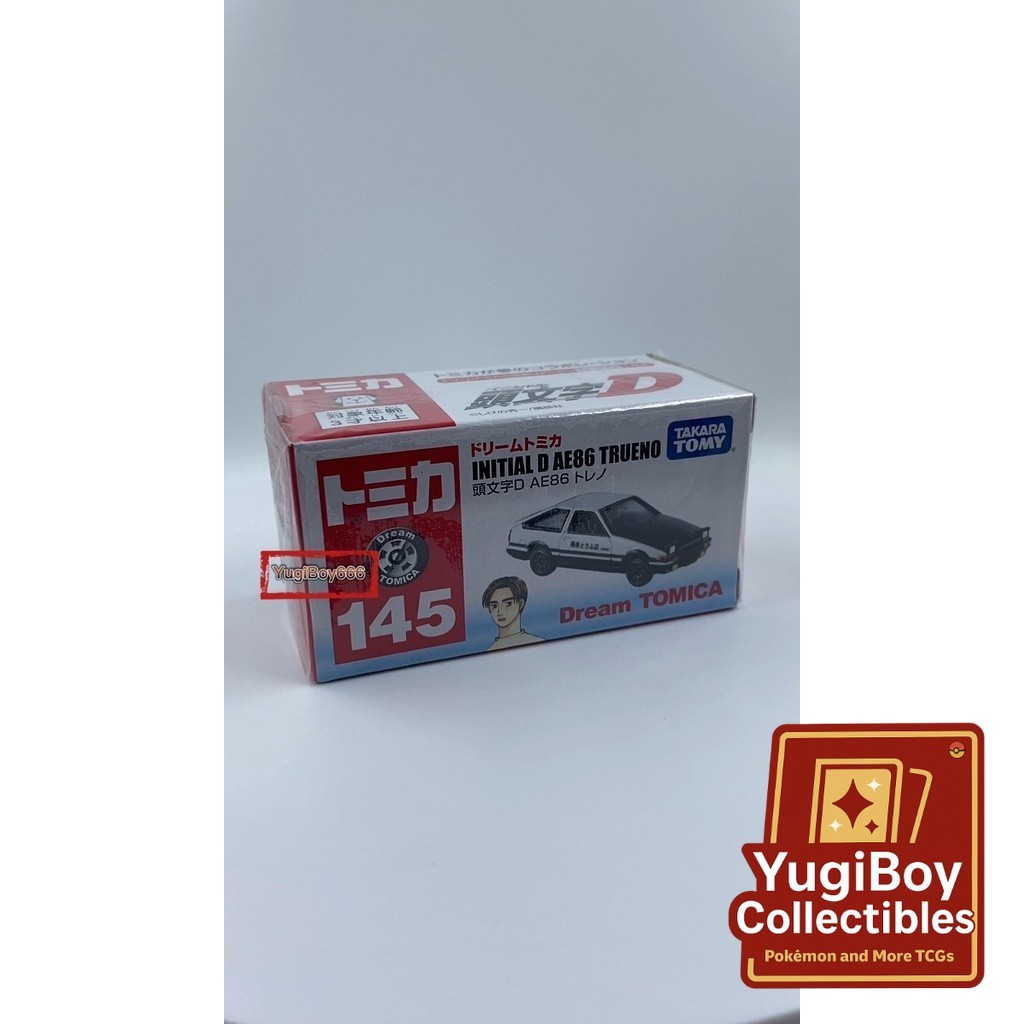 Tomica DREAM Series NO.145 INITIAL D AE86 TRUENO ( BLACK )