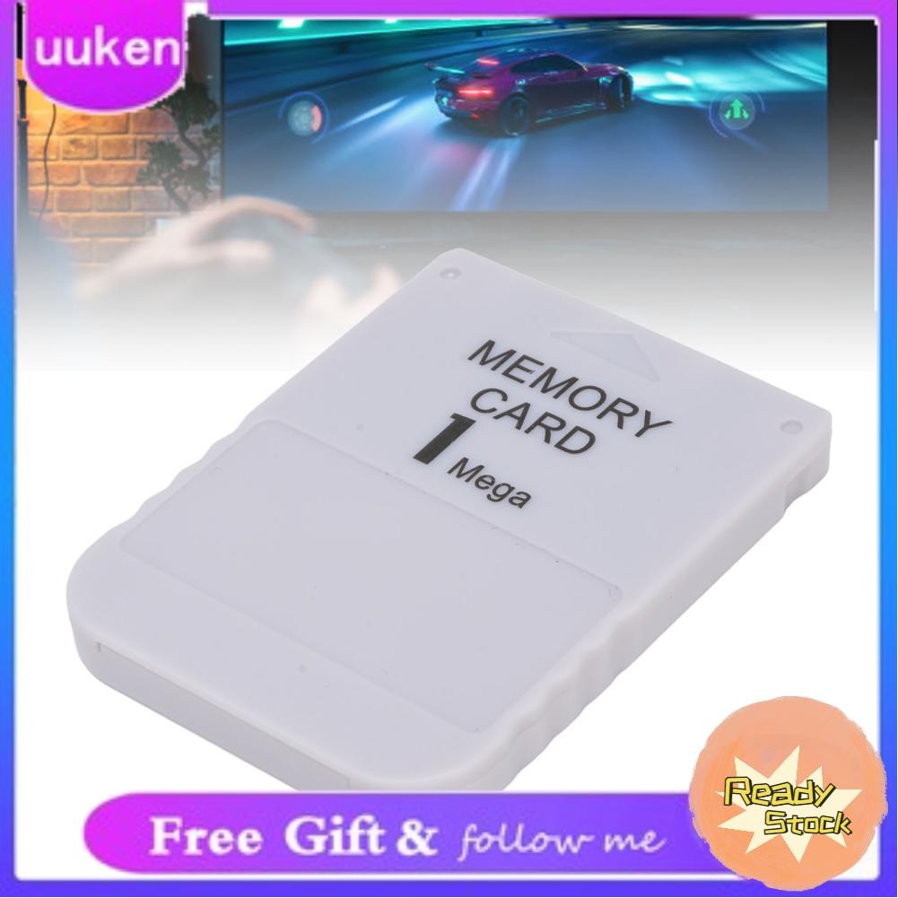 uukendh-my 1 Mega Memory Card 1MB Storage for PS1 Games Quick Read ...