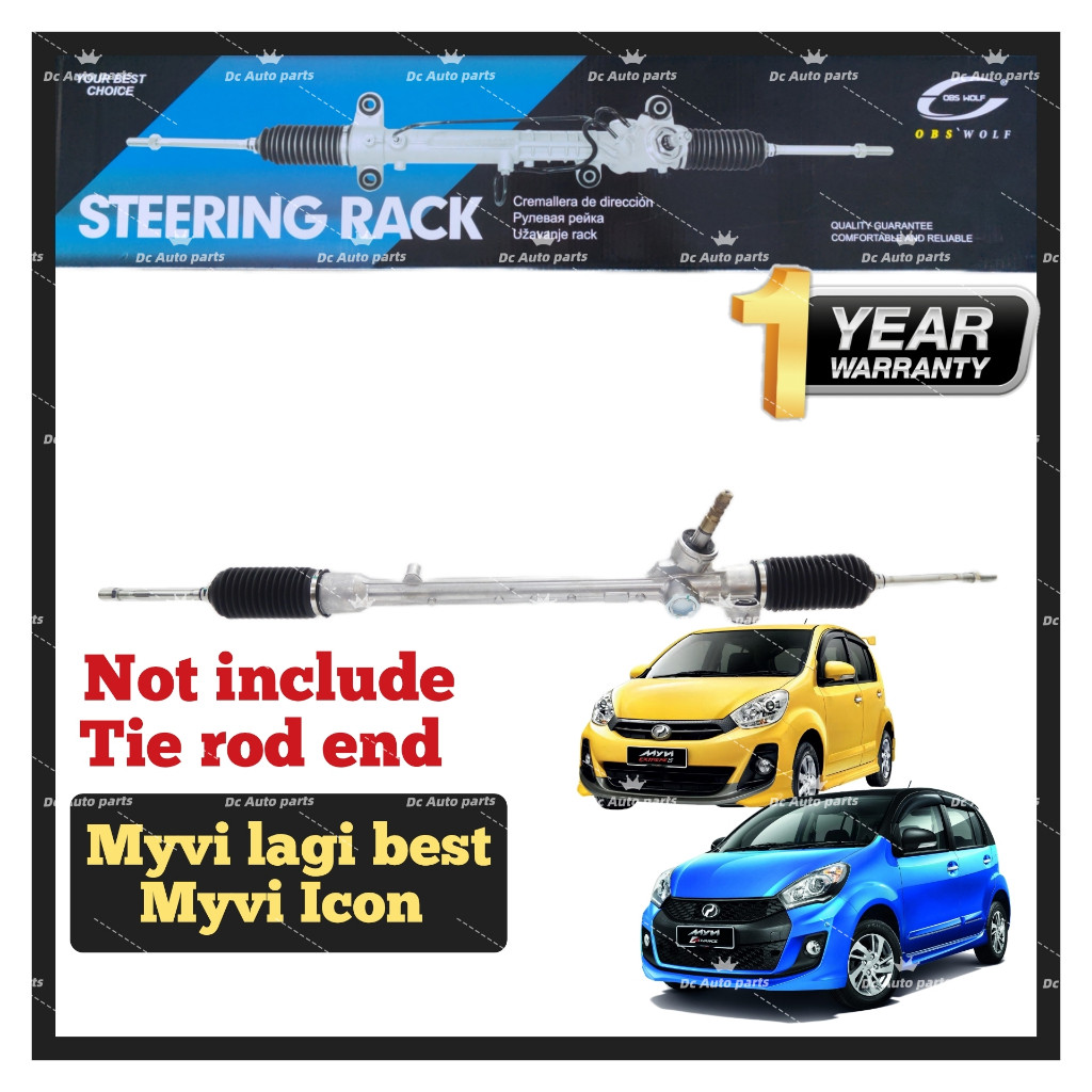 (WARRANTY 1YEAR) 100% NEW POWER STEERING RACK PERODUA MYVI LAGI BEST ...
