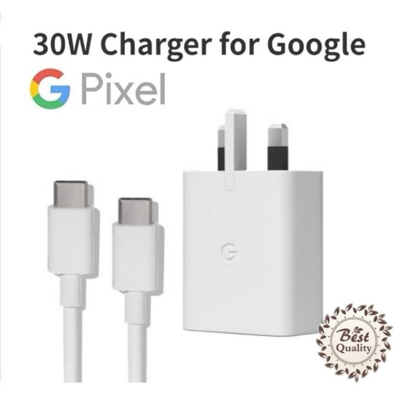 [ORIGINAL IMPORT] Google (30W) Charger For Pixel 8 7 6 7 Pro UK Plug 3 ...