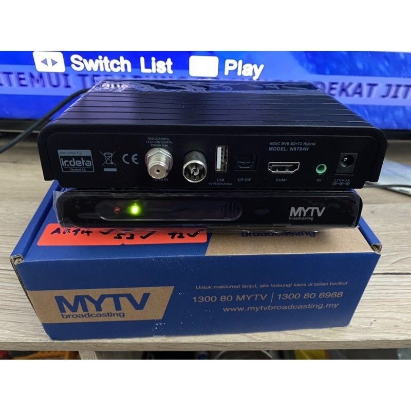 DECODER MYTV ORIGINAL MY FREEVIEW (DAH AKTIF S2) | Shopee Malaysia