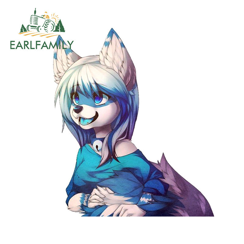EARLFAMILY 13cm x 11.1cm for Furry Waterproof Car Sticker Drifting ...