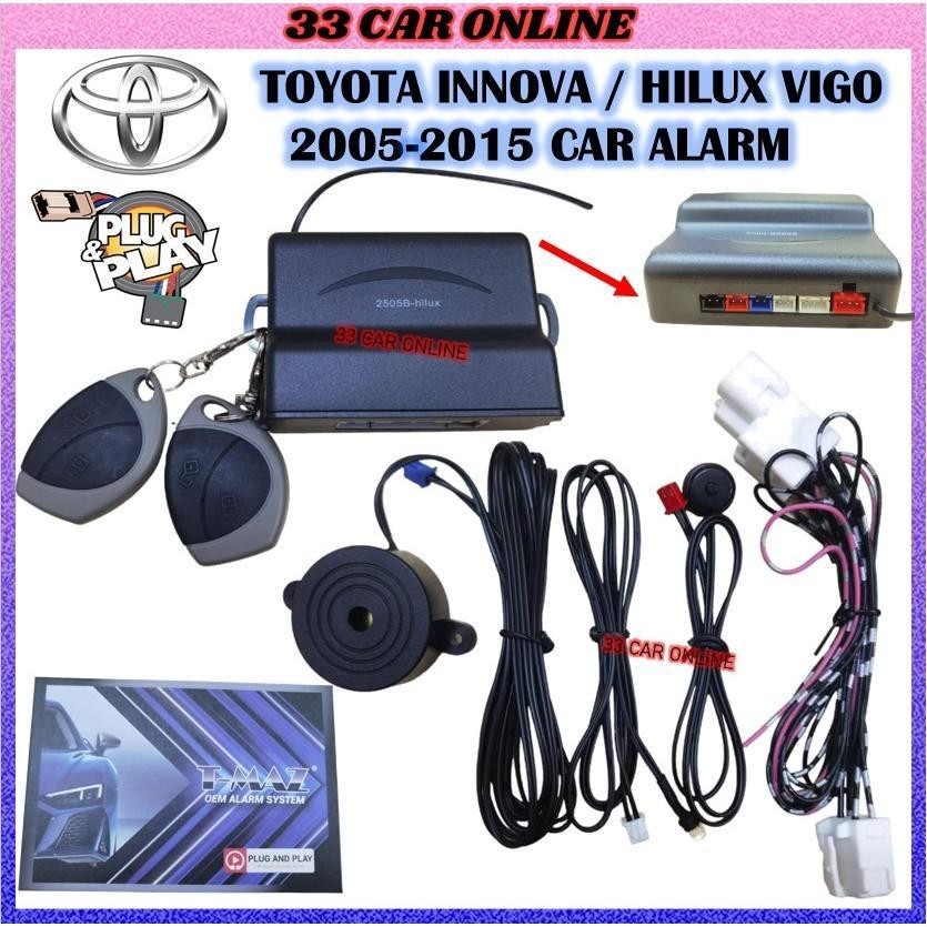 TOYOTA HILUX VIGO INNOVA 2005 - 2015 OEM PLUG & PLAY CAR ALARM SYSTEM ...