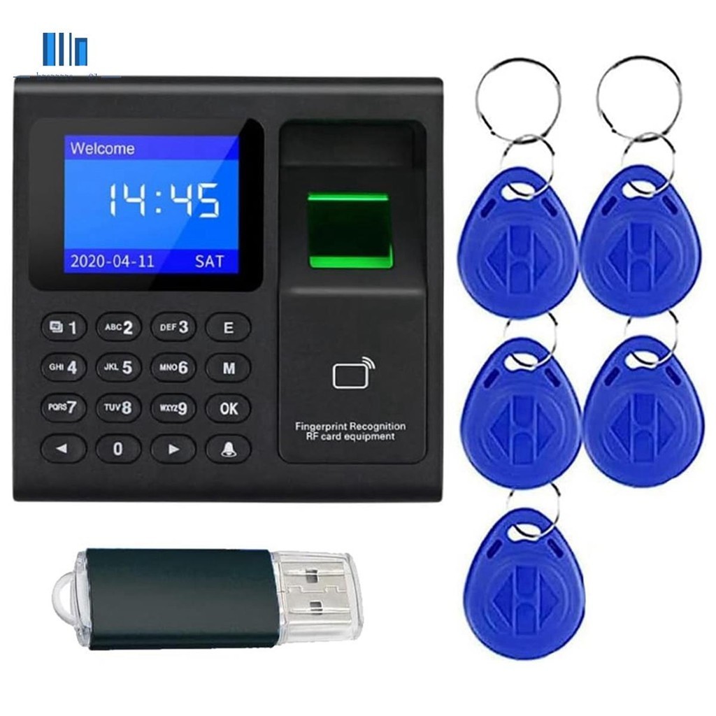 Time Attendance Machine Fingerprint Password Time Clock for Employee