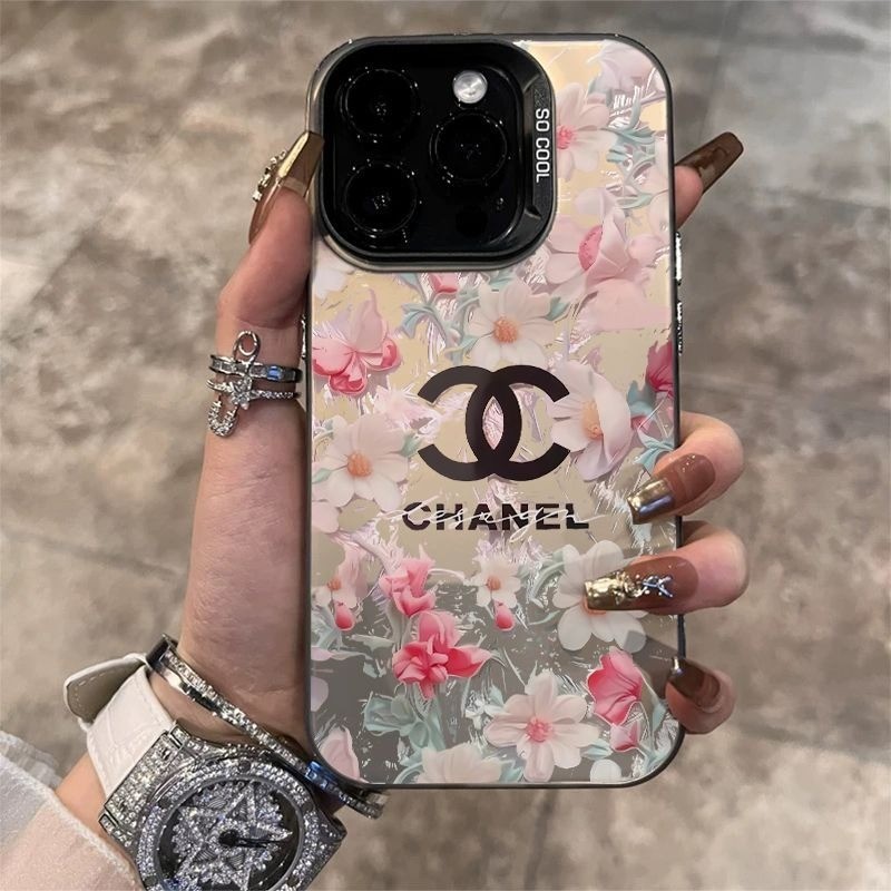 Casing iPhone 11 12 13 14 15 16 Pro Max Flowers all over the screen  Silicone For girls Case For iPhone 16PM 16Plus X/Xs, XR,7+,8Plus