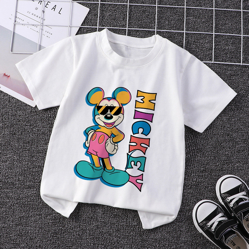 Qimaoo Baby Jungen T-Shirt 3er Set - Kurzarm Sommer Casual Mit Cartoon Druck Für 2-7 Jahre