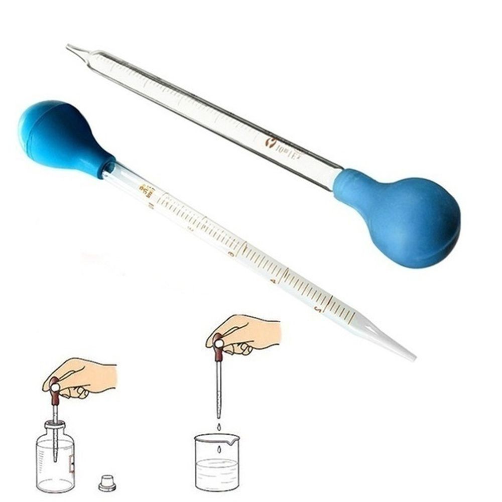 (0.5/1/2/3/5/10ml)Glass Scale Line Dropper Pipette Lab Dropper Dropping ...