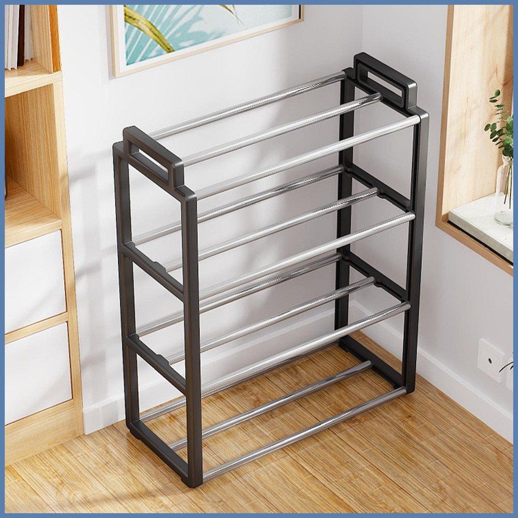 Shoes Rack Storage Organizer Four Layers Shoe Rack Closet Standing Shoe ...