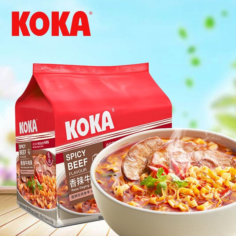 singapore-imported-coca-delicious-brand-koka-spicy-beef-flavor-quick