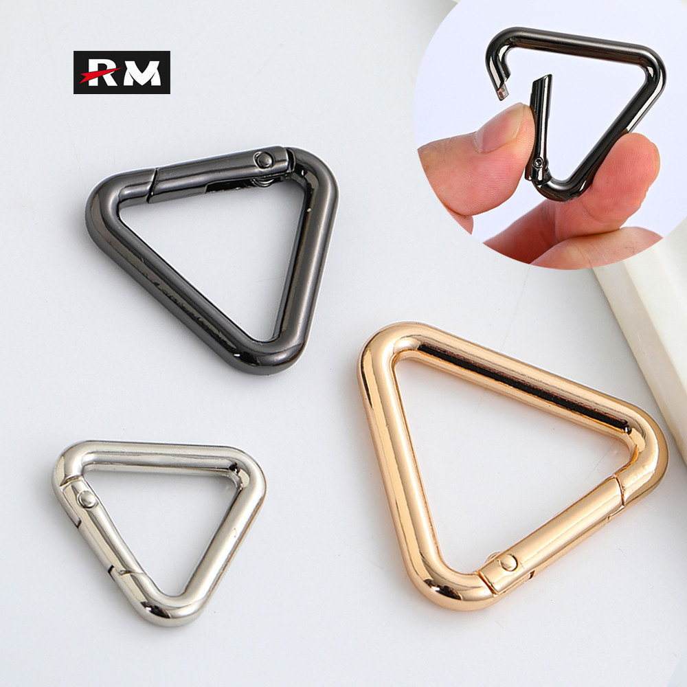 Pcs|Zinc Alloy Triangular Spring Buckle Hanging Ornaments