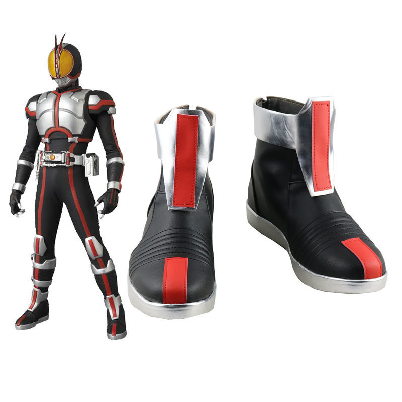 Kamen Rider Faiz Anime & TV Show Cosplay Shoes - Customizable Design ...