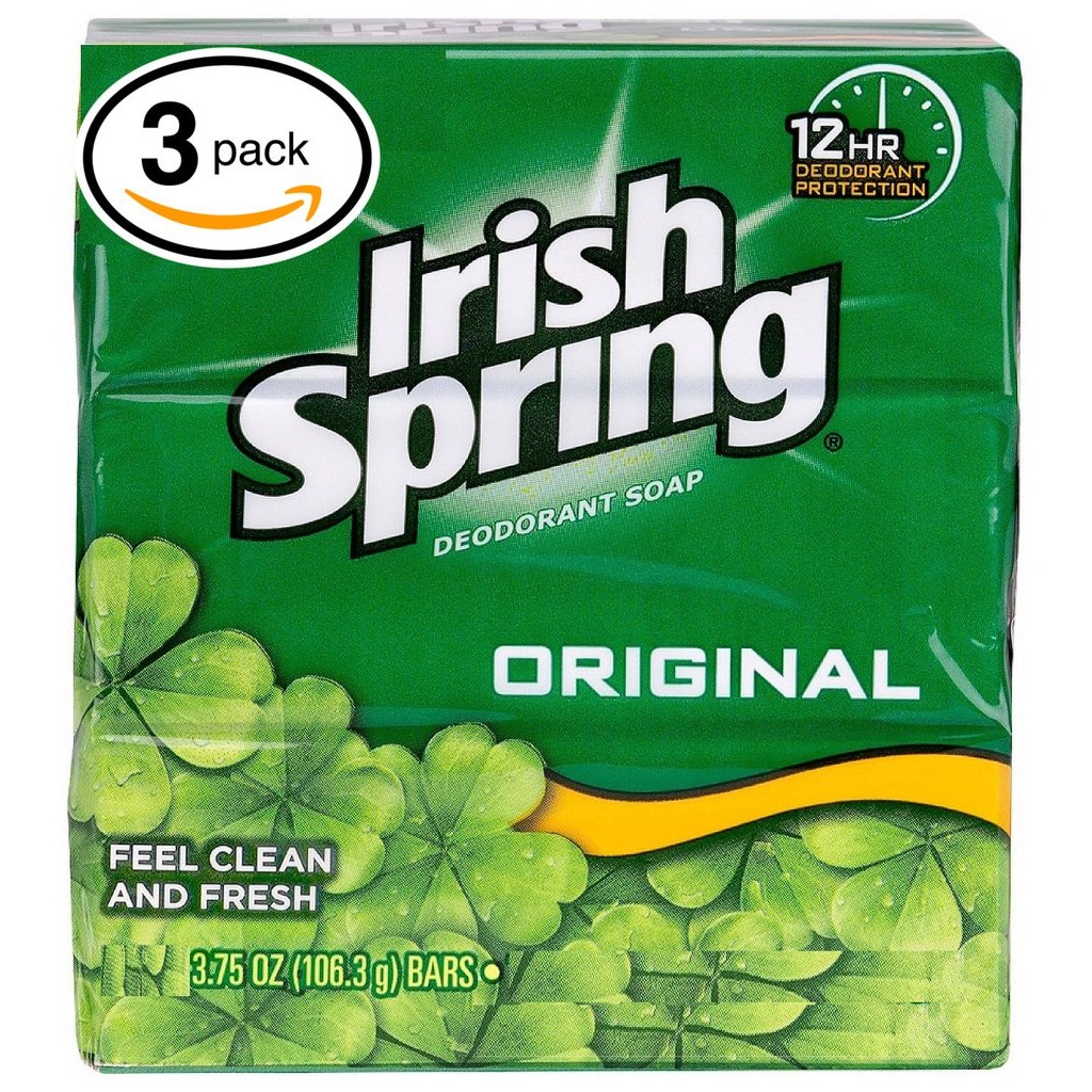 (3 Pek) Sabun Bau Asli Irish Spring, Sesuai untuk Lelaki dan Wanita. 12 ...