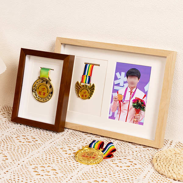 frame home decor medal hanger Solid Wood Medal Display Frame Marathon ...