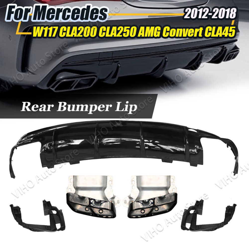 For Mercedes Benz W117 CLA200 CLA250 AMG 2012-2018 Upgrade CLA45 Style ...