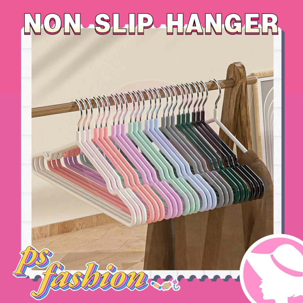 Adult/Baby Cloth hanger Hanger Baju Baby Hanger Hanger Besi Anti Slip ...