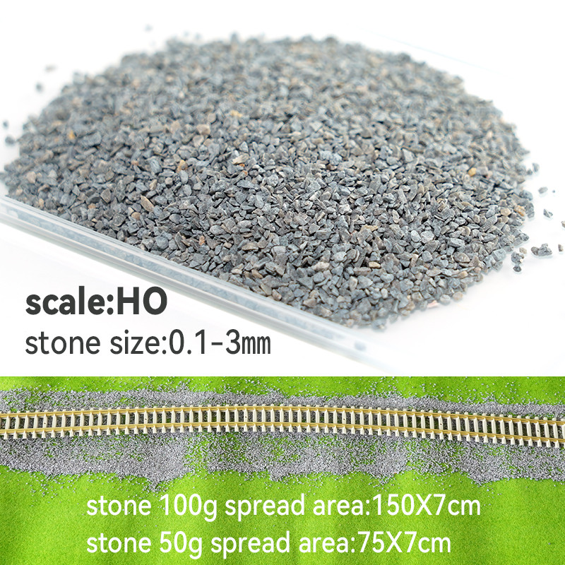 50G DIY Railway Stones For HO N G O Scale Model Train Making Diorama ...