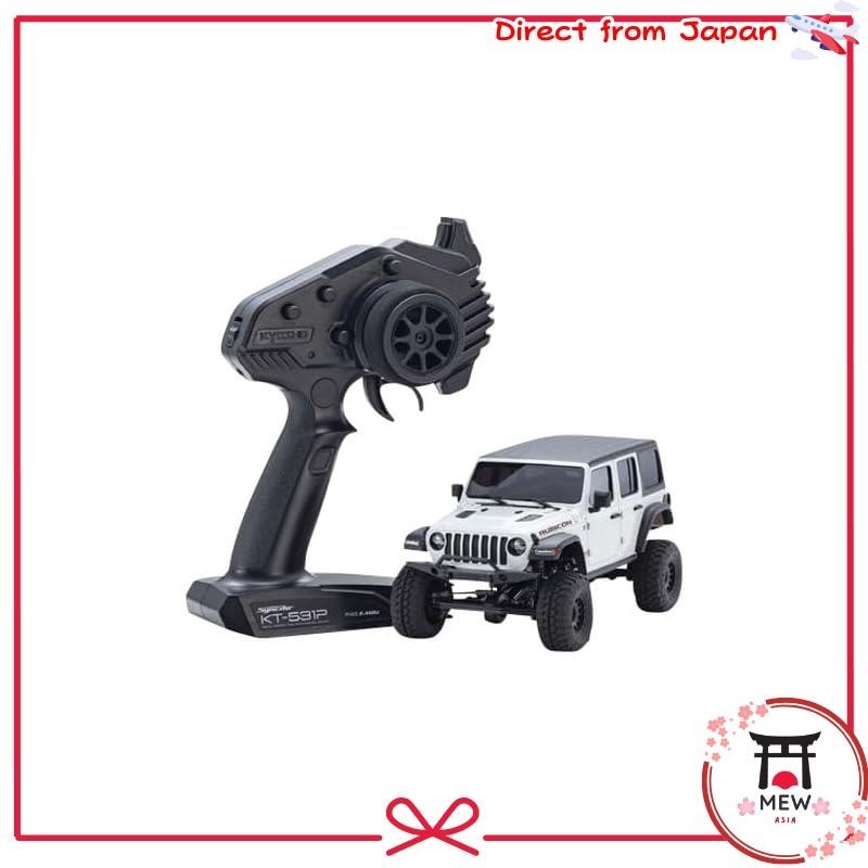 Kyosho MX-01 R/s Jeep Wrangler Rubicon – RC-Auto, 1:24, Weiß | 4x4, Ferngesteuert, Für Kinder & Erwachsene