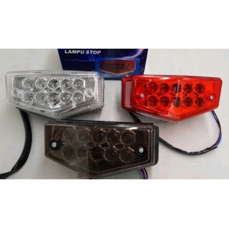 Stop lamp rear light Rx King new LED and Regular LED + Turn signal ...