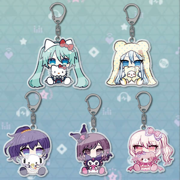 keychain couple cute keychain keychain anime Sanrio jenama bersama PJSK ...