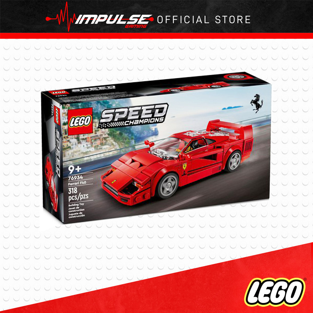 LEGO 76934 Speed Champions Ferrari F40 Supercar Shopee Malaysia