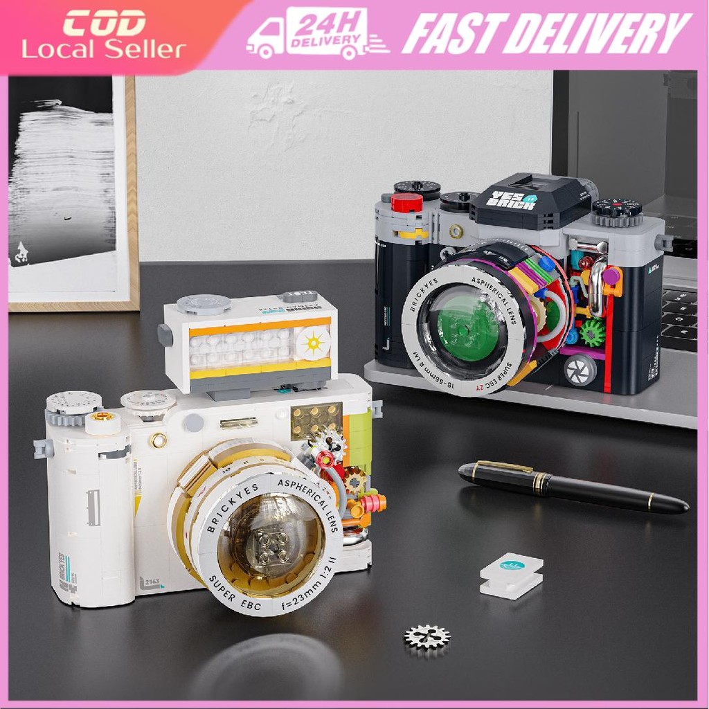 Mini Camera Building Blocks Retro Model Simulation Camera Model ...