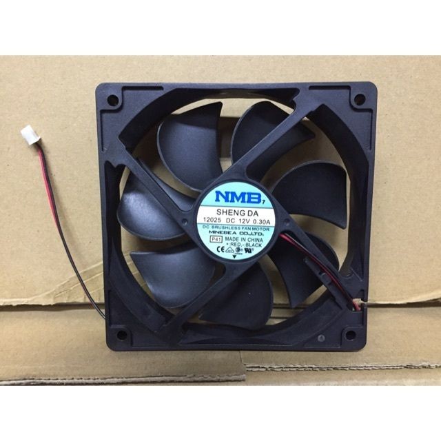 Ventilateur PC NEDIS 120mm - Refroidissement Silencieux 120x120x25mm - Neuf Sous Emballage
