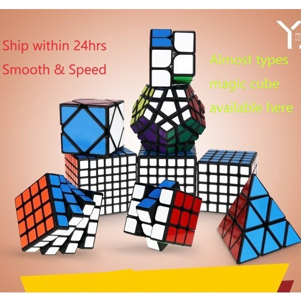 Magic Cube Big Collections cube Qiyi Yongjun 2x2 3x3 4x4 5x5 6x6 133 ...