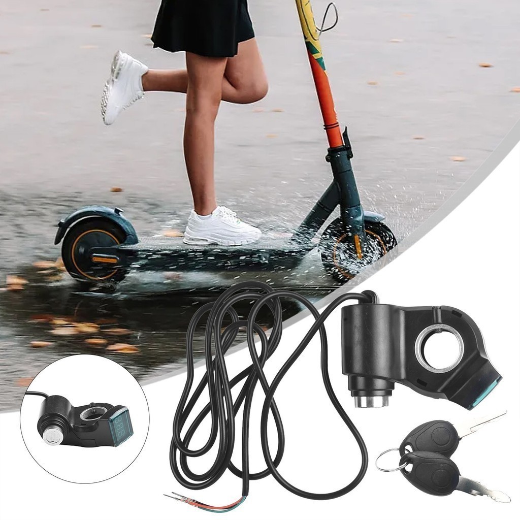 [0802 NICEDAYMY NEW] Power switch with keys ignition voltmeter for For