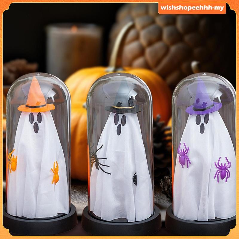 [WishshopeehhhMY] Lighted Ghost in Dome Halloween Ghost with Light ...