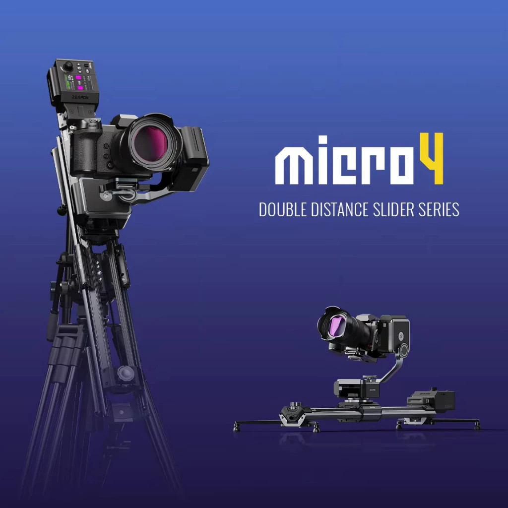 ZEAPON Micro 4 Motorized Double Distance Slider Ultra Quite Brushless ...