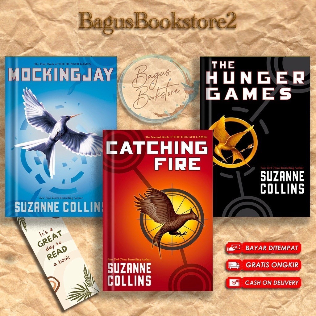 The Hunger Games, Catching Fire, Mockingjay (3 book series) - Suzanne ...