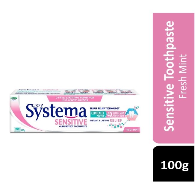 SYSTEMA Sensitive & Gum Protection FRESH MINT ToothPaste 100G - Instant ...