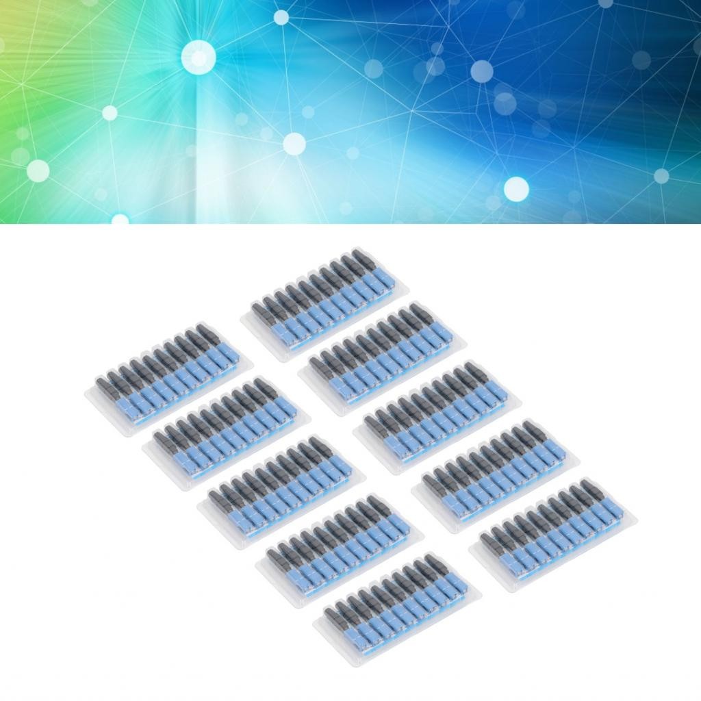 Fiber Optic Adapter Cold 100Pcs Connector Kit Low Loss for FTTH ...